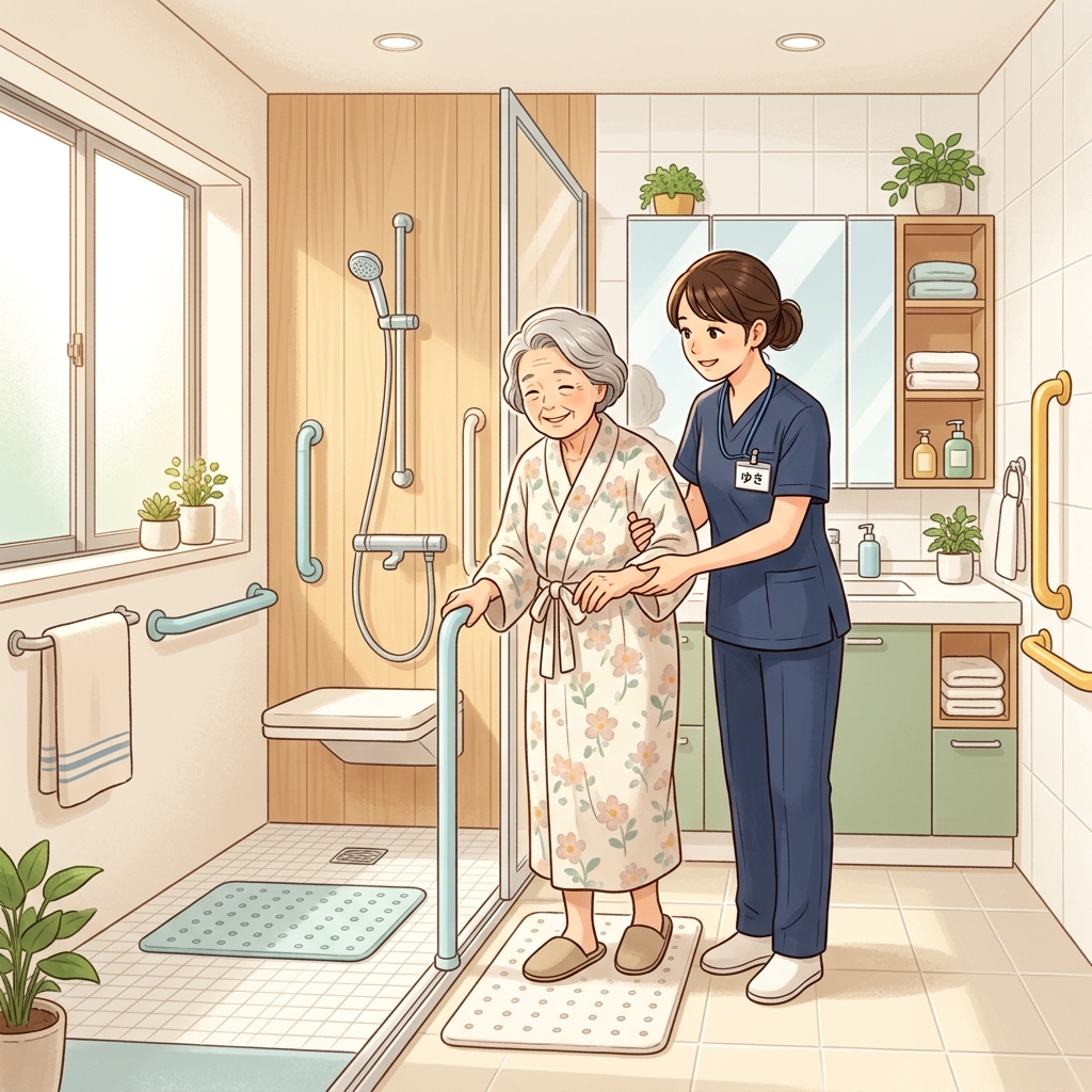入浴介助の様子