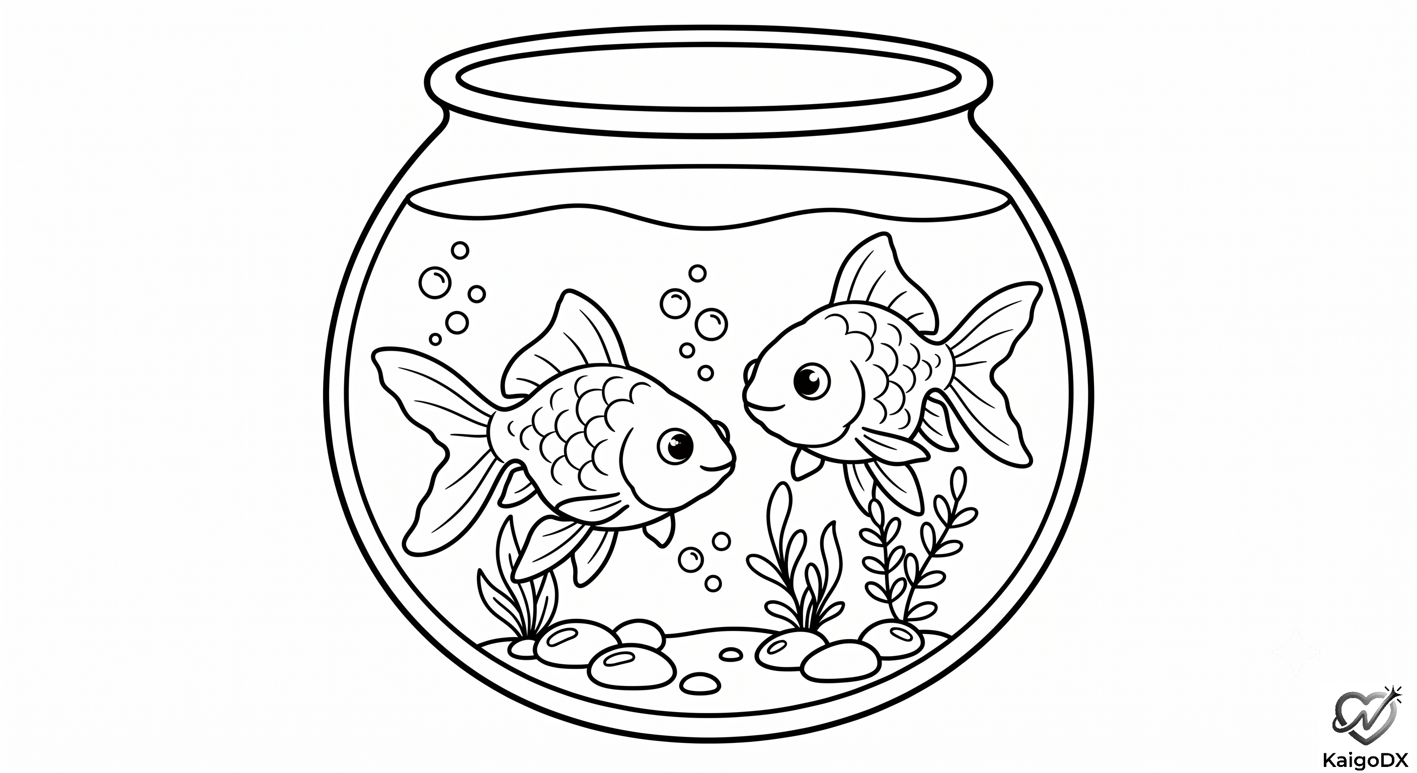 金魚鉢の中の金魚