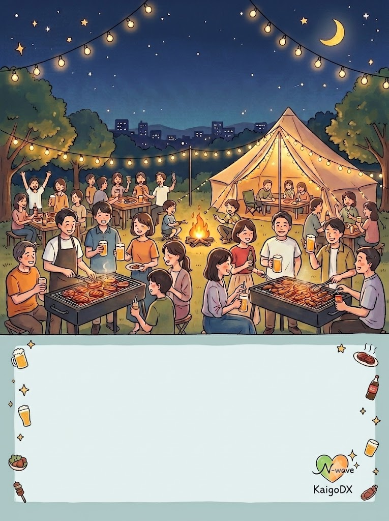 ポスター BBQイベント告知