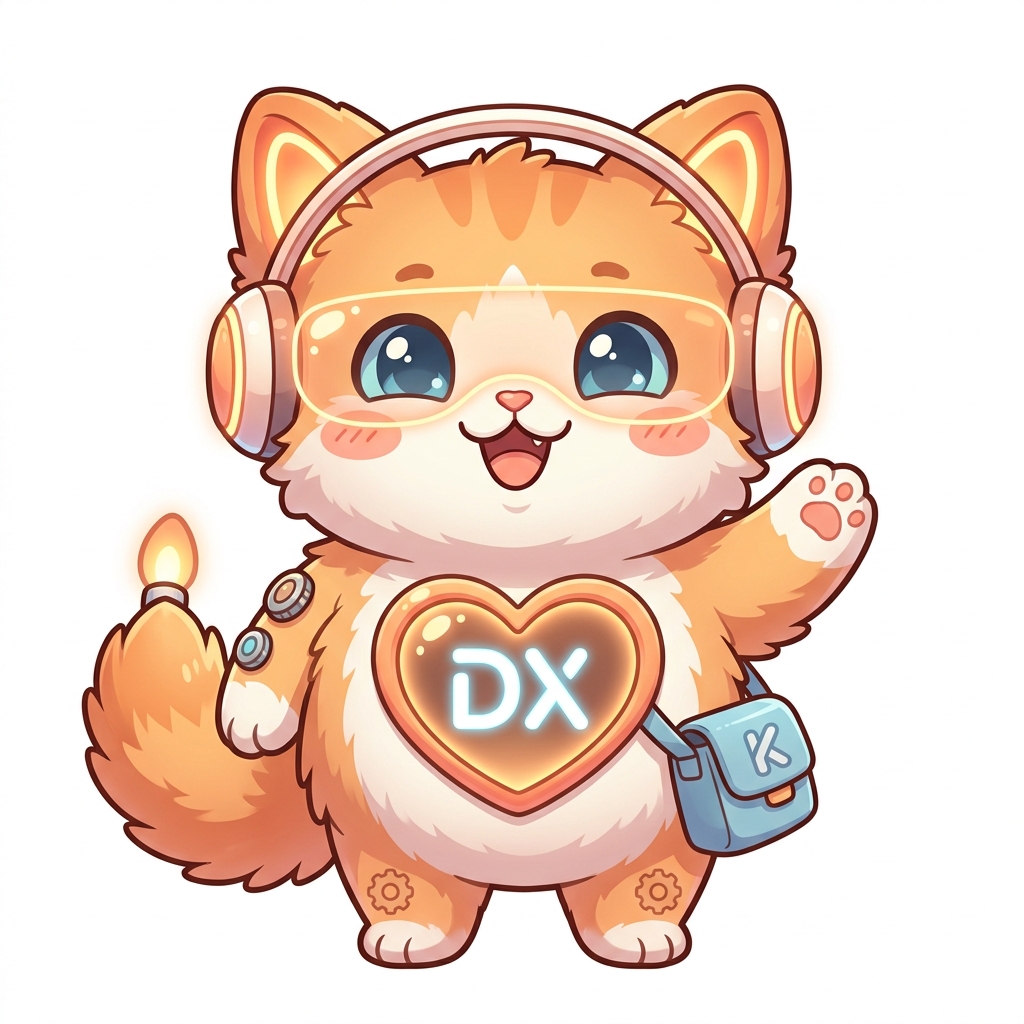 KaigoDX Cat Mascot
